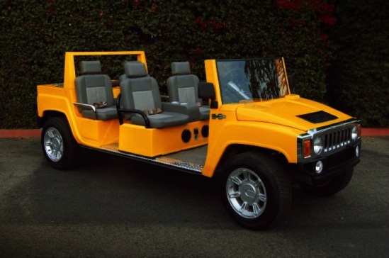 Most-Expensive-Golf-Carts-Top-10-4.-Hummer-6-Pack-Limo-H3-22.600