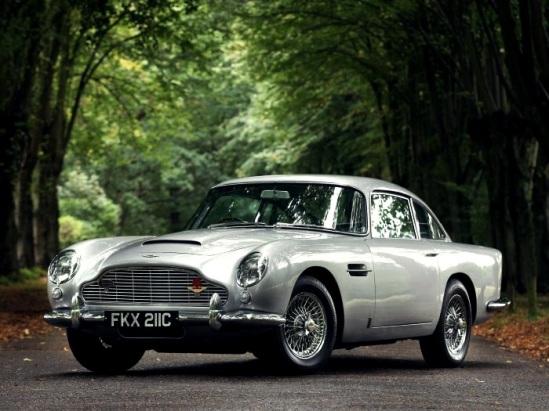 Most Memorable Movie Cars  Top 10 4. 1963 Aston Martin DB5 (James Bond's Aston Martin) - Goldfinger